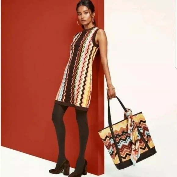 NWT MISSONI Target Zig Zag Dress Large - Picture 5 of 5